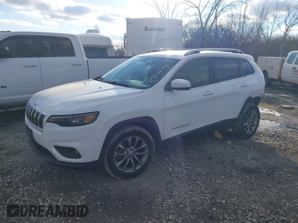 2019 Jeep Cherokee Altitude with VIN 1C4PJLLX0KD383858, listed as a IAAI auction lot 41414144 with 78,013 mi miles. Bid and sale history available at carsss.com. Image 2.