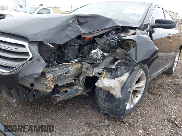 2014 Ford Taurus SEL with VIN 1FAHP2E80EG114996, listed as a IAAI auction lot 41908983 with 136,864 mi miles. Bid and sale history available at carsss.com. Image 6.
