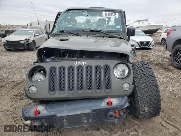 2016 Jeep Wrangler Unlimited Rubicon with VIN 1C4BJWFG5GL146853, listed as a Copart auction lot 46169335 with Not provided miles and Salvage title. Bid and sale history available at DreamBid. Image 5.