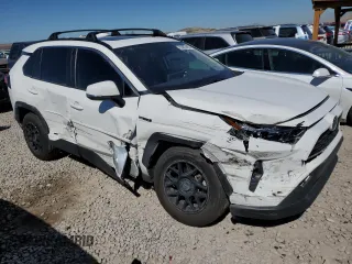 2021 Toyota RAV4 Hybrid XLE with VIN JTMRWRFV6MD559354, listed as a Copart auction lot 50803455 with 56,604 mi miles and Salvage Title. Bid and sale history available at carsss.com. Image 4.