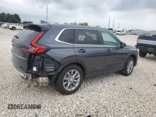2025 Honda CR-V EX with VIN 7FARS4H46SE001257, listed as a Copart auction lot 54796275 with 6,247 mi miles and Salvage Title. Bid and sale history available at DreamBid. Image 3.