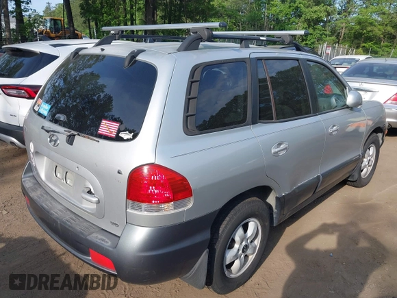 2006 Hyundai Santa Fe GLS with VIN KM8SC73D26U037877, listed as a IAAI auction lot 42180737 with 173,655 mi miles. Bid and sale history available at carsss.com. Image 4.