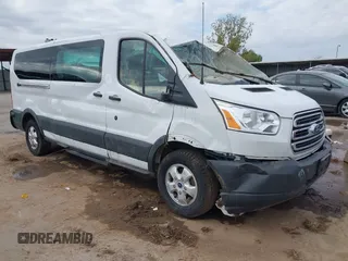 2018 Ford Transit Passenger XL with VIN 1FBZX2YG5JKB15655, listed as a IAAI auction lot 41227727 with 107,291 mi miles and . Bid and sale history available at carsss.com. Image 1.