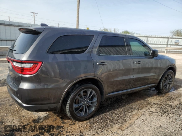 2021 Dodge Durango SXT Plus with VIN 1C4RDHAG1MC762196, listed as a Copart auction lot 51106245 with 60,539 mi miles and Clean Title. Bid and sale history available at DreamBid. Image 3.
