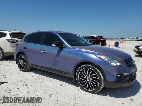2017 Infiniti QX50 z VIN JN1BJ0RP0HM380664, wystawiony jako Copart lot #51936985 z przebiegiem 109 774 mil mil oraz Czysty tytuł • Clean title. Historia ofert i sprzedaży dostępna na DreamBid. Obrazek 4.
