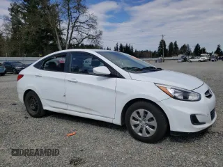 2017 Hyundai Accent SE with VIN KMHCT4AE0HU265474, listed as a Copart auction lot 46805963 with 83,401 mi miles. Bid and sale history available at carsss.com. Image 4.