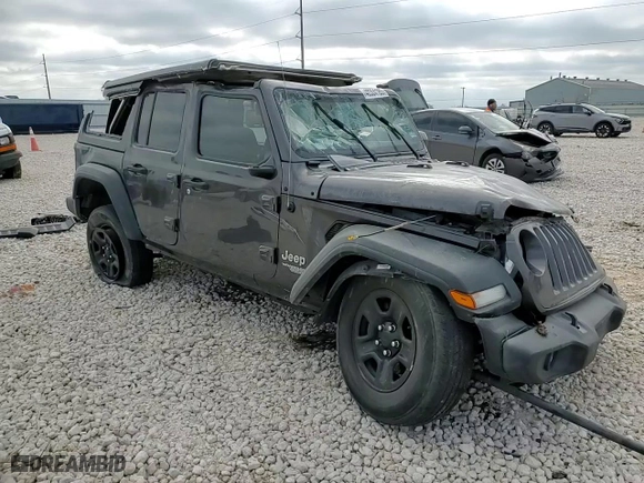 2020 Jeep Wrangler Unlimited Sport Altitude with VIN 1C4HJXDG6LW234273, listed as a Copart auction lot 48584185 with 74,936 mi miles and Salvage Title. Bid and sale history available at carsss.com. Image 11.