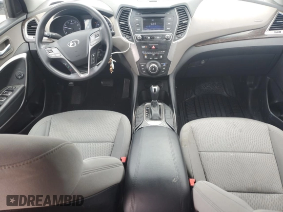 2017 Hyundai Santa Fe 2.4L z VIN 5XYZTDLB8HG429461, wystawiony jako Copart lot #53668375 z przebiegiem 97 447 mil mil oraz Czysty tytuł • Clean title. Historia ofert i sprzedaży dostępna na DreamBid. Obrazek 8.