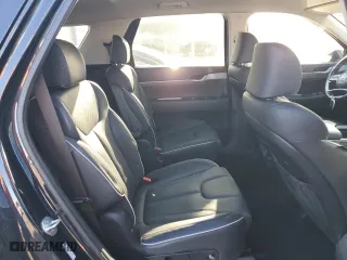 2024 Hyundai Palisade SEL with VIN KM8R2DGE6RU722665, listed as a Copart auction lot 49680335 with 23,437 mi miles and Clean Title. Bid and sale history available at carsss.com. Image 12.