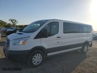 2016 Ford Transit Wagon XL with VIN 1FBZX2ZM2GKB33446, listed as a Copart auction lot 74267814 with 154,197 mi miles and Salvage Title. Bid and sale history available at carsss.com. Image 1.