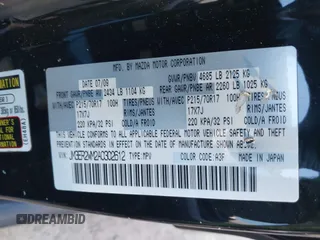 2010 Mazda CX-7 SV z VIN JM3ER2WM2A0302612, wystawiony jako IAAI lot #41686288 z przebiegiem 185 831 mil mil oraz . Historia ofert i sprzedaży dostępna na DreamBid. Obrazek 9.