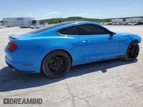 2022 Ford Mustang EcoBoost with VIN 1FA6P8TH8N5128296, listed as a Copart auction lot 56990925 with 61,631 mi miles and Salvage title. Bid and sale history available at DreamBid. Image 3.