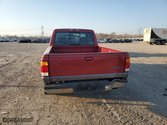 1998 Ford Ranger XL with VIN 1FTYR14XXWPA27096, listed as a Copart auction lot 47848255 with 129,080 mi miles and Salvage Title. Bid and sale history available at carsss.com. Image 6.