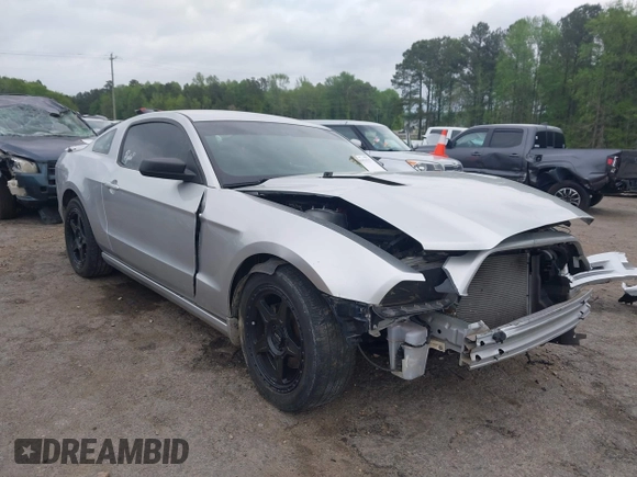 2013 Ford Mustang V6 with VIN 1ZVBP8AM1D5280893, listed as a IAAI auction lot 41951527 with 43,623 mi miles. Bid and sale history available at carsss.com. Image 1.