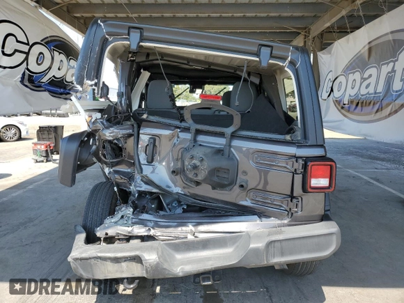 2024 Jeep Wrangler Sport S z VIN 1C4PJXDN4RW272314, wystawiony jako Copart lot #62163625 z przebiegiem 20 568 mil mil oraz Nie do naprawy • Non repairable. Historia ofert i sprzedaży dostępna na DreamBid. Obrazek 6.