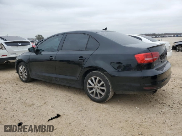2015 Volkswagen Jetta Sedan 1.8T SE w/Connectivity with VIN 3VWD07AJXFM307406, listed as a Copart auction lot 46159295 with 125,168 mi miles and Salvage Title. Bid and sale history available at carsss.com. Image 2.
