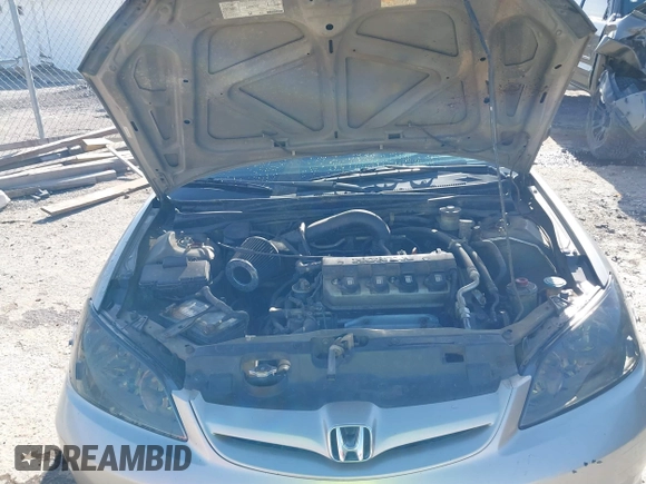 2004 Honda Civic LX with VIN 2HGES15534H590143, listed as a IAAI auction lot 41822593 with 270,820 mi miles. Bid and sale history available at carsss.com. Image 10.