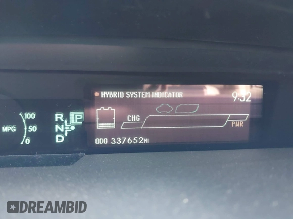 2013 Toyota Prius One with VIN JTDKN3DU8D1700518, listed as a IAAI auction lot 42164966 with 337,652 mi miles and . Bid and sale history available at DreamBid. Image 7.