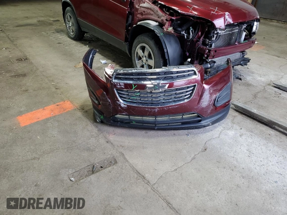 2016 Chevrolet Trax LS with VIN 3GNCJNSB5GL233446, listed as a Copart auction lot 50206335 with 64,050 mi miles and Salvage Title. Bid and sale history available at carsss.com. Image 12.
