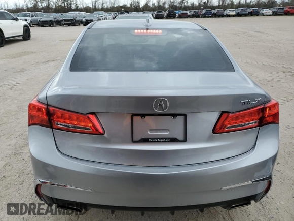 2020 Acura TLX Technology with VIN 19UUB2F43LA001421, listed as a Copart auction lot 47126755 with 55,001 mi miles and Salvage title. Bid and sale history available at DreamBid. Image 6.