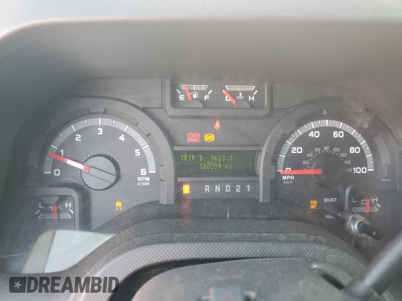 2013 Ford Econoline Passenger XL with VIN 1FBSS3BL8DDA18843, listed as a Copart auction lot 72027194 with 180,094 mi miles and Salvage Title. Bid and sale history available at DreamBid. Image 9.