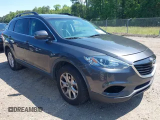 2014 Mazda CX-9 Touring with VIN JM3TB2CA0E0438247, listed as a IAAI auction lot 42190891 with 142,117 mi miles and . Bid and sale history available at carsss.com. Image 1.
