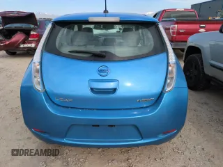 2013 Nissan LEAF SL with VIN 1N4AZ0CP4DC423984, listed as a Copart auction lot 52633125 with 61,229 mi miles and Salvage Title. Bid and sale history available at DreamBid. Image 6.