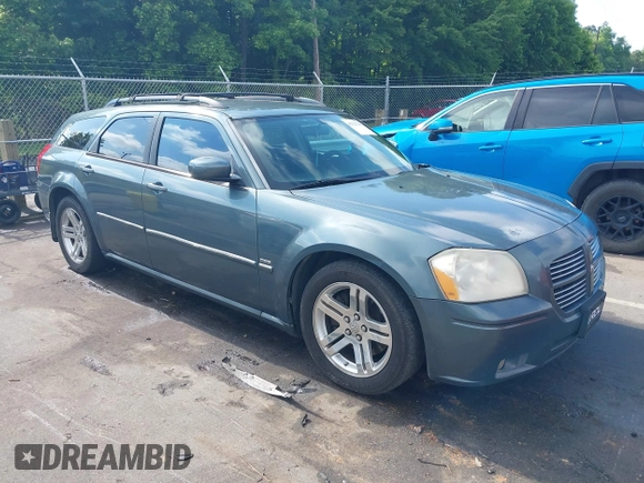 2005 Dodge Magnum RT z VIN 2D4GV58235H164951, wystawiony jako IAAI lot #42325563 z przebiegiem 177 746 mil mil oraz . Historia ofert i sprzedaży dostępna na DreamBid. Obrazek 1.