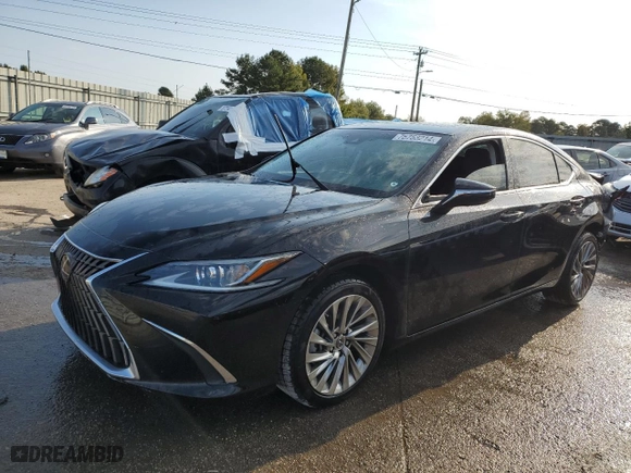 2022 Lexus ES with VIN 58AEZ1B14NU112263, listed as a Copart auction lot 75753214 with 47,677 mi miles and Salvage Title. Bid and sale history available at carsss.com. Image 1.