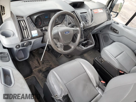 2019 Ford Transit with VIN 1FTYE2CM7KKB67736, listed as a Copart auction lot 59896285 with 120,913 mi miles and Salvage title. Bid and sale history available at DreamBid. Image 8.