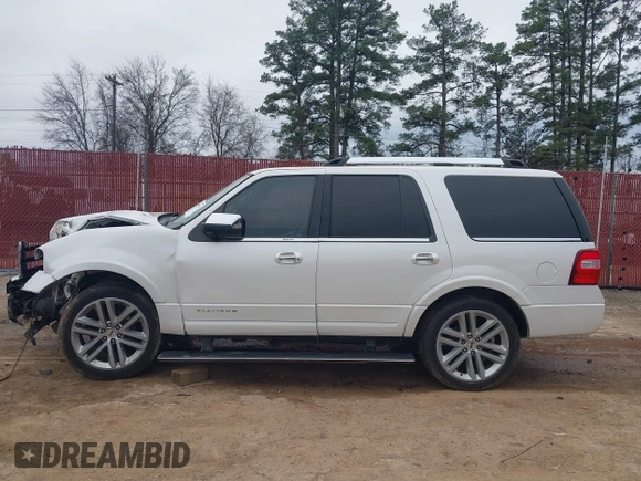 2016 Ford Expedition Platinum with VIN 1FMJU1MT8GEF06932, listed as a IAAI auction lot 41618770 with 188,611 mi miles and . Bid and sale history available at DreamBid. Image 14.