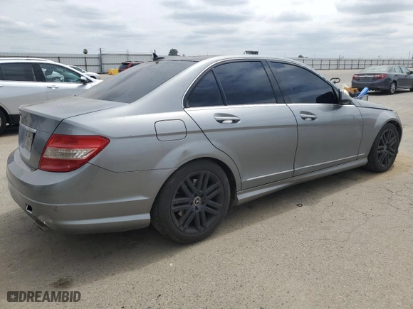 2008 Mercedes-Benz C-Class 3.0L Sport with VIN WDDGF54X78F095737, listed as a Copart auction lot 53309595 with 228,751 mi miles and Salvage Title. Bid and sale history available at carsss.com. Image 3.