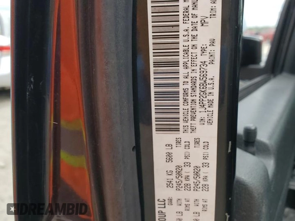 2011 Jeep Liberty Sport Jet with VIN 1J4PP2GK6BW569734, listed as a Copart auction lot 58393705 with 67,489 mi miles and Salvage title. Bid and sale history available at DreamBid. Image 14.