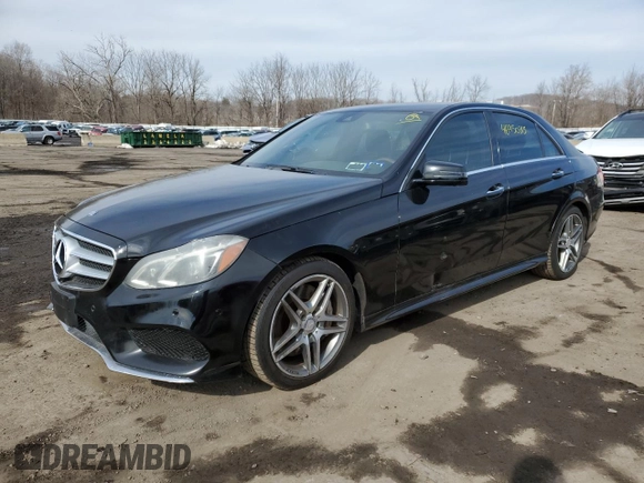 2014 Mercedes-Benz E 550 Sport with VIN WDDHF9BB4EB041639, listed as a Copart auction lot 46950315 with 128,719 mi miles and Clean Title. Bid and sale history available at DreamBid. Image 1.
