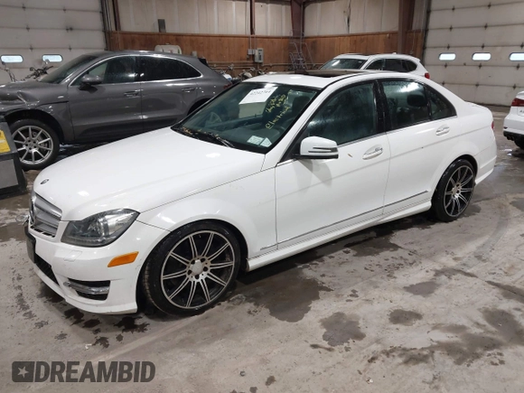 2013 Mercedes-Benz C 300 Sport with VIN WDDGF8AB3DR288728, listed as a IAAI auction lot 42242764 with 66,921 mi miles and . Bid and sale history available at DreamBid. Image 2.