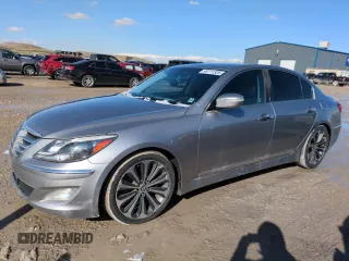 2012 Hyundai Genesis 5.0L R-Spec with VIN KMHGC4DH1CU158482, listed as a Copart auction lot 49711525 with 147,846 mi miles and Clean Title. Bid and sale history available at carsss.com. Image 1.