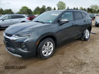 2019 Chevrolet Blazer z VIN 3GNKBCRS1KS590124, wystawiony jako Copart lot #54943365 z przebiegiem 75 654 mil mil oraz Szkoda całkowita • Salvage title. Historia ofert i sprzedaży dostępna na DreamBid. Obrazek 1.
