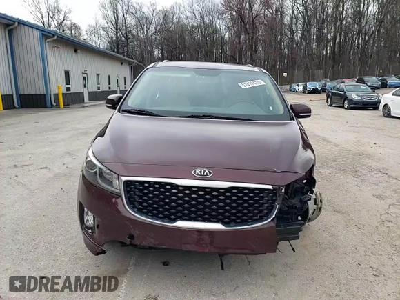 2016 Kia Sedona SX with VIN KNDMC5C10G6155746, listed as a Copart auction lot 51518415 with 181,030 mi miles and Salvage Title. Bid and sale history available at carsss.com. Image 15.