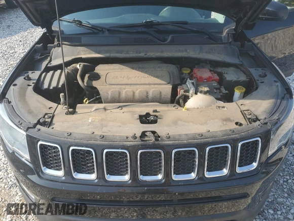2020 Jeep Compass Sport with VIN 3C4NJCAB6LT257742, listed as a Copart auction lot 47100845 with 71,111 mi miles and Salvage title. Bid and sale history available at DreamBid. Image 12.