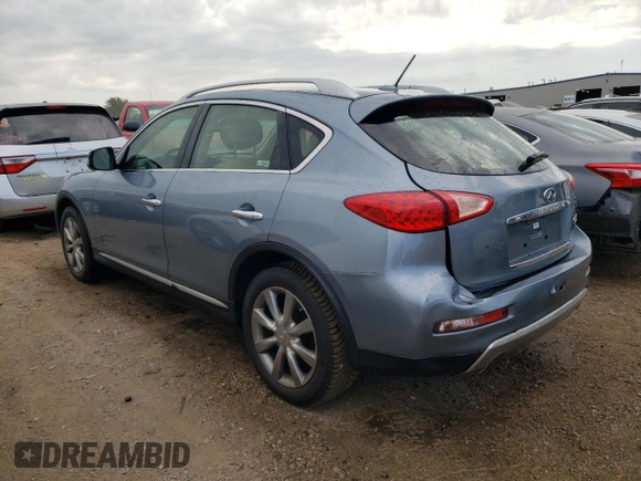 2017 Infiniti QX50 with VIN JN1BJ0RR8HM403528, listed as a Copart auction lot 68048884 with 61,703 mi miles and Salvage Title. Bid and sale history available at carsss.com. Image 2.