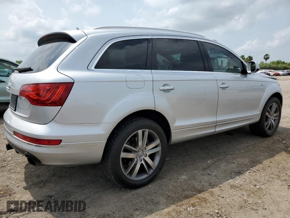 2013 Audi Q7 Premium Plus z VIN WA1LGAFE5DD010324, wystawiony jako Copart lot #54022435 z przebiegiem 107 989 mil mil oraz Szkoda całkowita • Salvage title. Historia ofert i sprzedaży dostępna na DreamBid. Obrazek 3.