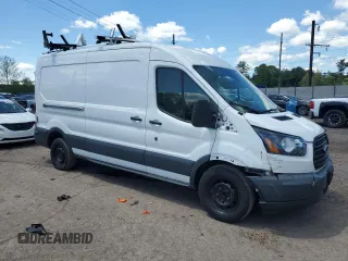 2015 Ford Transit with VIN 1FTNR2CV1FKA35481, listed as a Copart auction lot 56309875 with 129,822 mi miles and Clean Title. Bid and sale history available at DreamBid. Image 4.