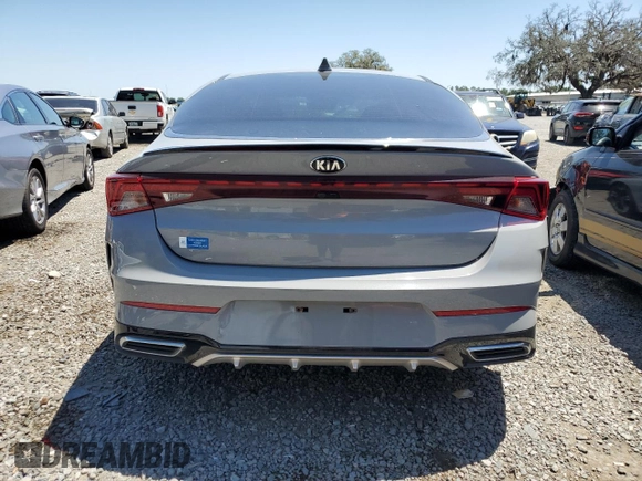 2021 Kia K5 GT-Line with VIN 5XXG64J27MG022120, listed as a Copart auction lot 53398665 with 127,257 mi miles and Salvage Title. Bid and sale history available at carsss.com. Image 6.