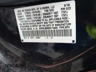 2008 Honda Odyssey Touring with VIN 5FNRL38988B116806, listed as a IAAI auction lot 41920934 with 181,841 mi miles and . Bid and sale history available at DreamBid. Image 9.