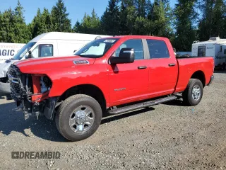 2024 Ram 2500 Big Horn с VIN 3C6UR5DJ0RG354222, выставлен на аукционе Copart как лот 66217775 с пробегом 16 317 миль миль и Чистый • Clean title. История ставок и продаж доступна на DreamBid. Изображение 1.