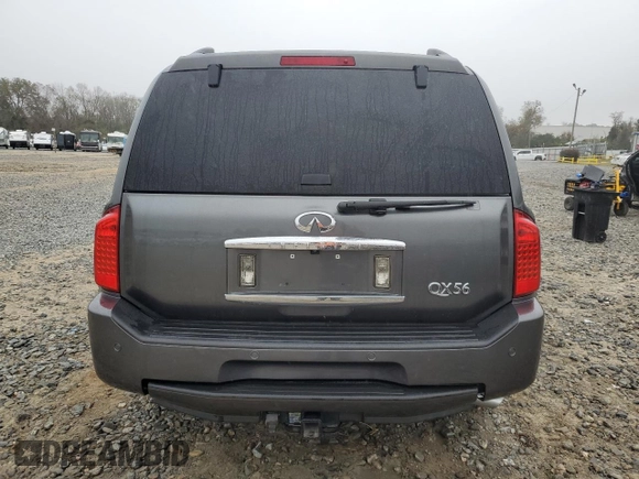 2005 Infiniti QX56 with VIN 5N3AA08C65N812268, listed as a Copart auction lot 83201404 with 109,232 mi miles and Salvage Title. Bid and sale history available at DreamBid. Image 6.