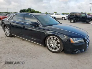 2013 Audi A8 4.0L z VIN WAUR2AFD6DN030756, wystawiony jako Copart lot #59629795 z przebiegiem 145 553 mil mil oraz Szkoda całkowita • Salvage title. Historia ofert i sprzedaży dostępna na DreamBid. Obrazek 4.