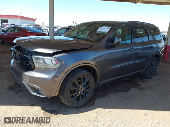 2017 Dodge Durango GT with VIN 1C4RDHDG8HC917523, listed as a IAAI auction lot 42575934 with 257,737 mi miles and . Bid and sale history available at DreamBid. Image 17.