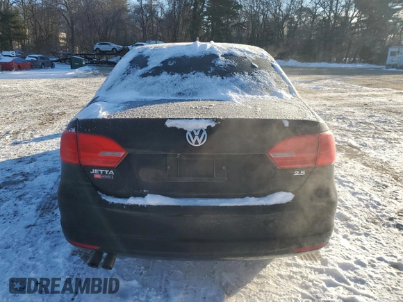 2012 Volkswagen Jetta Sedan SE w/Convenience & Sunroof with VIN 3VWDX7AJXCM383277, listed as a Copart auction lot 41986755 with 299,213 mi miles and Non Repairable. Bid and sale history available at carsss.com. Image 6.