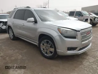 2015 GMC Acadia Denali with VIN 1GKKRTKDXFJ257416, listed as a IAAI auction lot 41804133 with 157,369 mi miles. Bid and sale history available at carsss.com. Image 1.